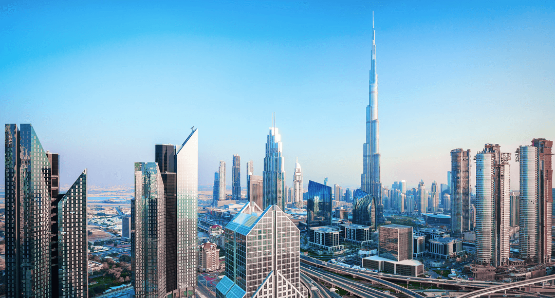 Dubai Skyline with Burj Khalifa